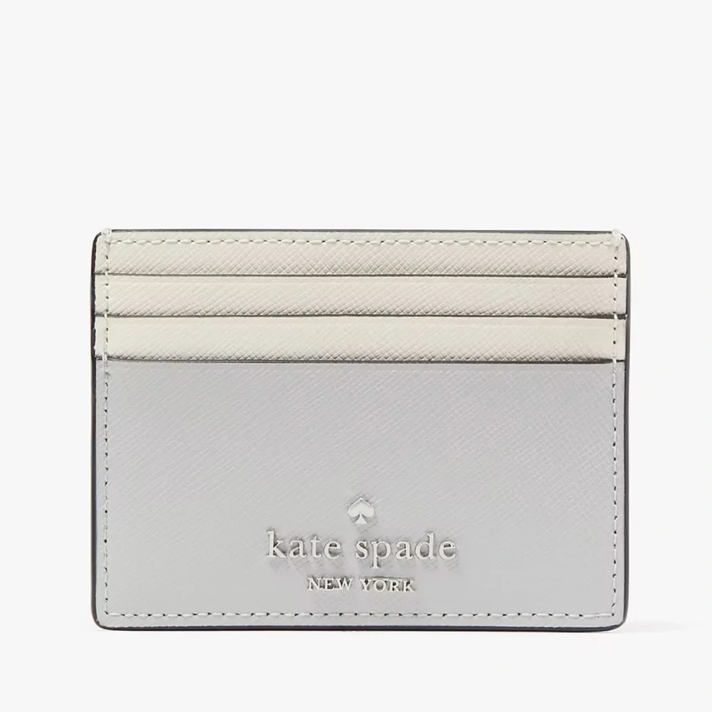 Kate Spade Madison Small Slim Card Holder
Platinum Grey Multi
NWT - Picture 2 of 16